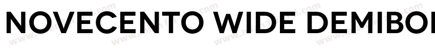 Novecento wide DemiBold-半粗体字体转换